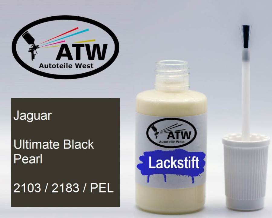 Jaguar, Ultimate Black Pearl, 2103 / 2183 / PEL: 20ml Lackstift, von ATW Autoteile West.